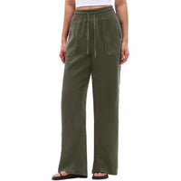 Women's Cotton-Linen Casual Wide-Leg Pants