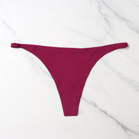 Solid Color T-back Women's Cotton Breathable