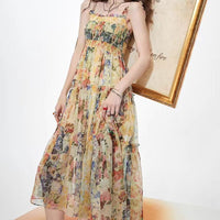 Women's Chiffon Floral Slip Dress