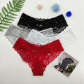 Sexy Lace Panties With A Unique Hollowed-out Floral Design