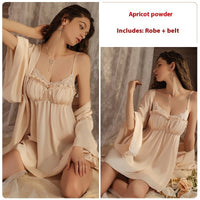 Push Up Chest Sexy Backless Spaghetti Straps Nightdress