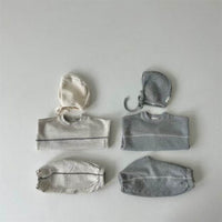 Sweatshirt And Sweatpants Simple Design Trendy Lines Suit Versatile