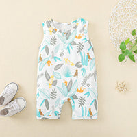 Short Sleeveless Cropped Romper