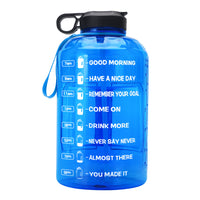 Creative Gradient Portable Plastic Big Water Bottle