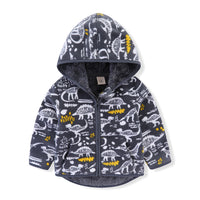 Spring And Autumn Girls' Polar Fleece Boy's Thick Jacket Sweatshirt