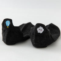 Four Seasons Style Cartoon Embroidered Ear Boat Socks Women