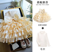 Affordable Luxury Birthday Princess Dress Performance Gown Wedding Flower Girl Dress