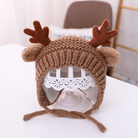 Men's And Women's Baby Plus Velvet Warm Knitted Hat