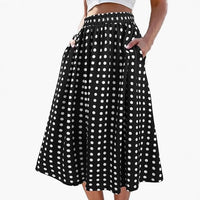 Bestselling Floral-print Vacation Casual Skirt With Real Pockets