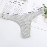 Women's Cotton Low Waist Seamless Thong