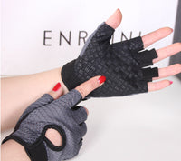 Outdoor Half Finger Gloves Men's Fitness Mesh Breathable Outdoor Cycling Sports