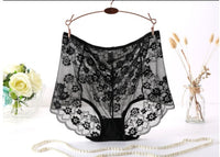 Plus Size Lace Women's Transparent Abdomen Seamless Women's Underwear