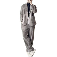Mens Stylish Casual Suit And Pants Set