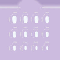 Ice Glitter Short Ballet Foreign Trade Section Wears Nail Art