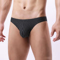 Men's Striped Low Waist Briefs Underwear