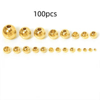 Color Retaining Stainless Steel Spacer Beads Through Hole Beads Diy Ornament Accessories