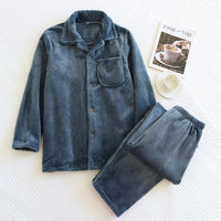 Men's Fleece Coral Fleece Home Leisure Suit