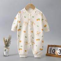 Baby Autumn Clothes Long Sleeve Spring And Autumn Baby Jumpsuit Pure Cotton Baby