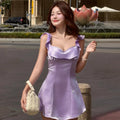Fashionable Sexy Backless Strap Dress For Women