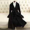 Cashmere Coat Slim Fit Thin Over The Knee Woolen Coat