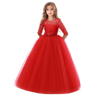 Children's Long Sleeve Puffy Princess Dress