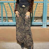 Retro High-waisted Figure-flattering Skirt