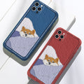 Oil Painting Shiba Inu Couple's Mobile Phone Case