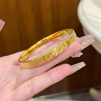 Sakura Crushed Ice Bracelet For Women Solid High-End Crushed Style