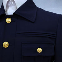 Men's Double Row Gold Buckle Full Suit Casual Groomsmen Banquet Suit