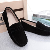Women's Fashion Leather Flat Shoes