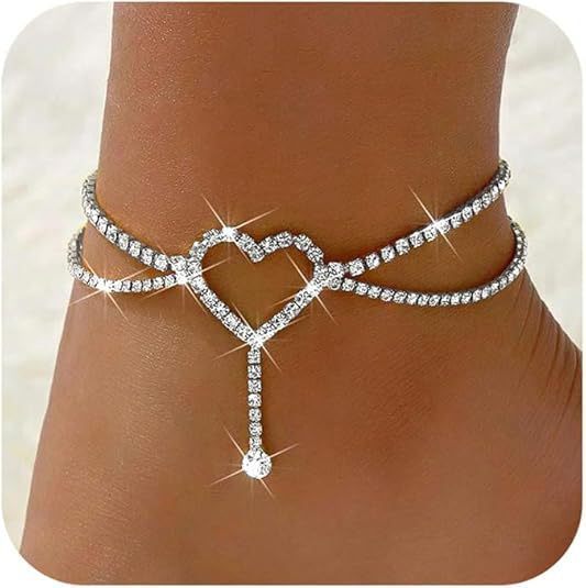 Classic Double Layer Twin Minimalist Personality Daily Beach Vacation Style Anklet