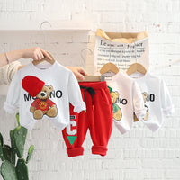 Baby Spring And Autumn Shirt Two-piece Set