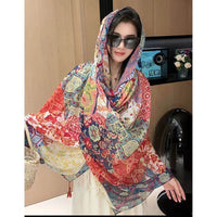 Popular Ethnic Style Shawl Summer Travel Wear Retro Buckle Sun Protection Coat
