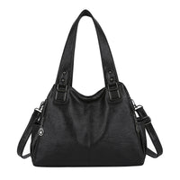 Soft Leather Large Capacity Women Hand-carrying Crossbody Bag Fashionable All-match