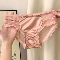 Glossy Ice Silk Breathable Comfortable Classic Panties