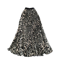 Small-brand Trendy Leopard-print Skirt With A Chic Western Vibe