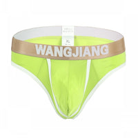 Men's Split Underwear T-shaped Transparent Half Buttocks