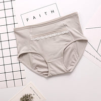 Lady Lace Traceless Briefs Physiological Panties Plus Size Leakproof Belt Pocket Menstrual Panties