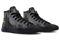 Printed Couple High Top Canvas Shoes