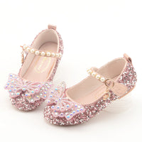 Children's New Bow Show Velcro Princess Shoes