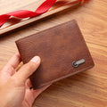 Men's Wallet Business Casual Short Leather