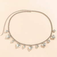 Accessories Casual Simple Big Heart Tassel Waist Chain Ladies
