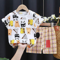 Children's Short-sleeved Suit Boys' Cotton T-shirt