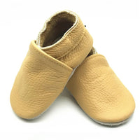 Baby Soft Bottom Solid Color Calf Leather Shoes Toddler Shoes