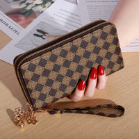Women's Hand Holding Casual Double Zip Large-capacity Wallet