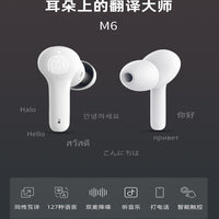 M6 Smart Bluetooth Translation Headphones Supports 127 Languages