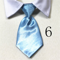 Cat And Dog Pet Fake Tie Solid Color Stripes