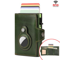 Anti-lost First Layer Cowhide RFID Anti-magnetic Automatic