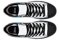 Printed Couple High Top Canvas Shoes