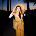 Sweet Fresh-style Spaghetti-strap Dress For Women